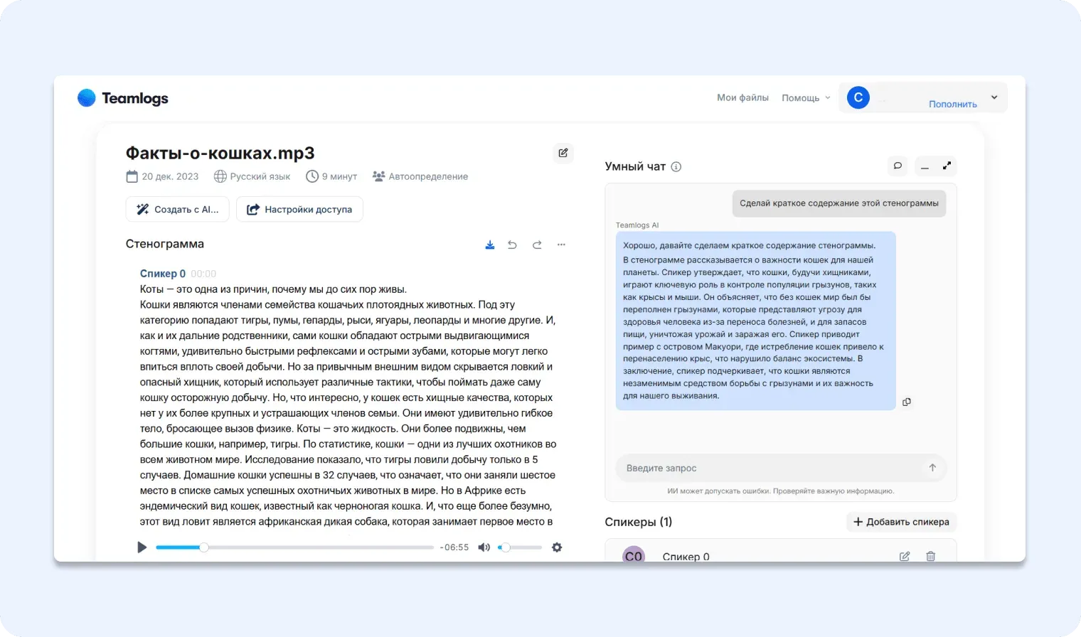 расшифровка интервью